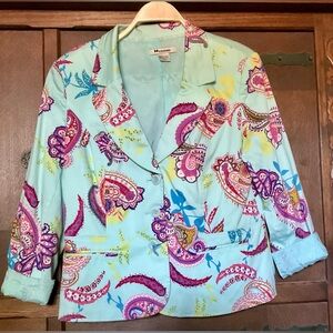 NYGÅRD Floral silk skirt & Jacket